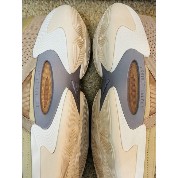 Adidas Women's Exhibit Select CP Mid Athletic Basketball Shoes Beige Sz 8 1/2 - Picture 5 of 14